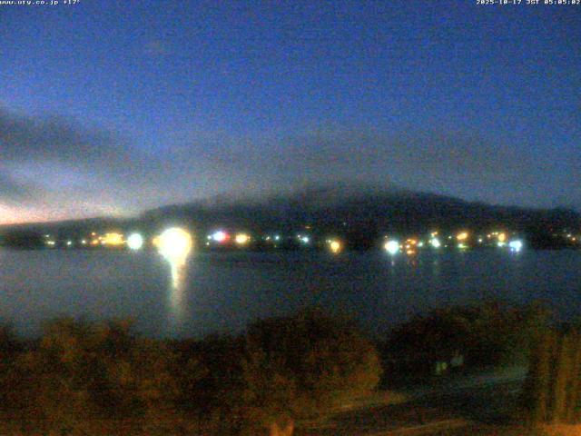 河口湖からの富士山