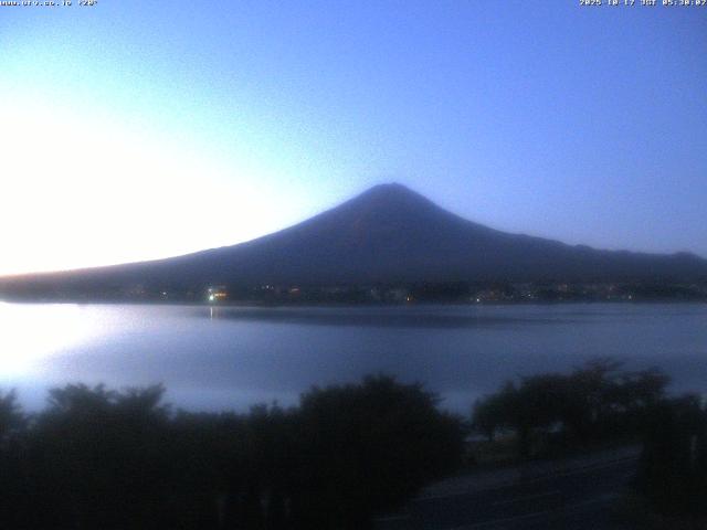 河口湖からの富士山