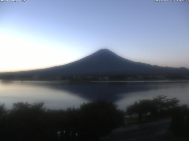 河口湖からの富士山