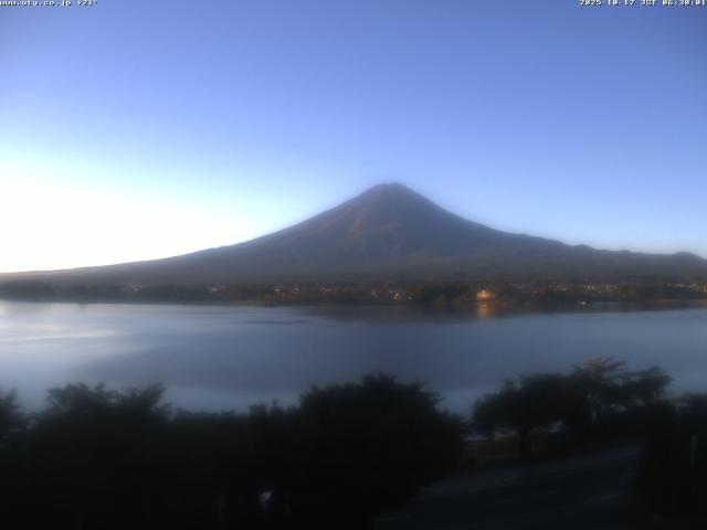 河口湖からの富士山