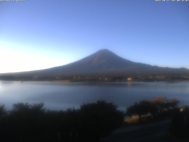 河口湖からの富士山