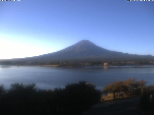 河口湖からの富士山