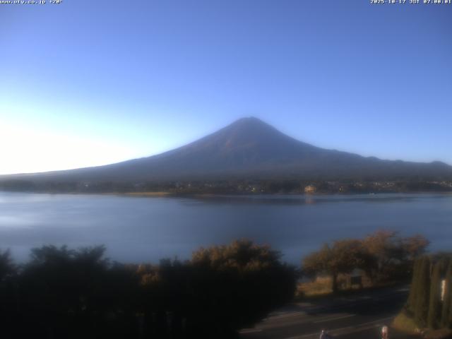 河口湖からの富士山