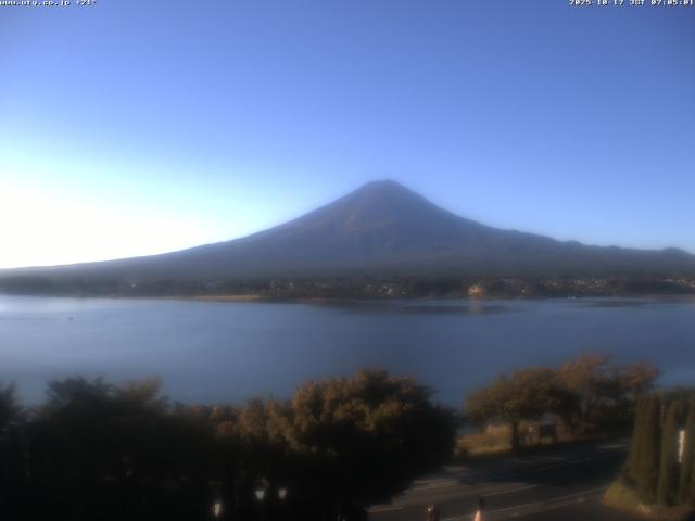 河口湖からの富士山