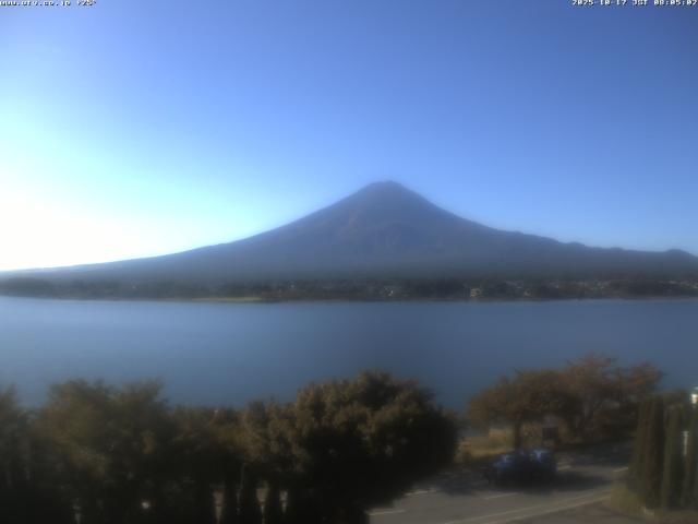 河口湖からの富士山