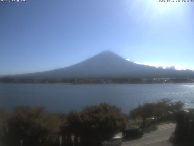 河口湖からの富士山