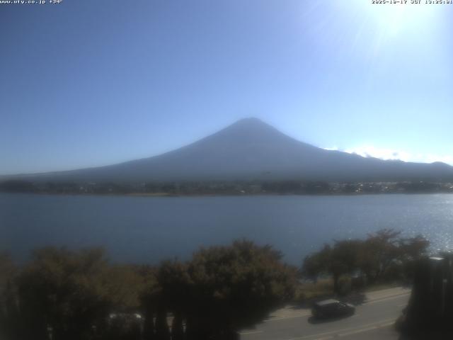 河口湖からの富士山