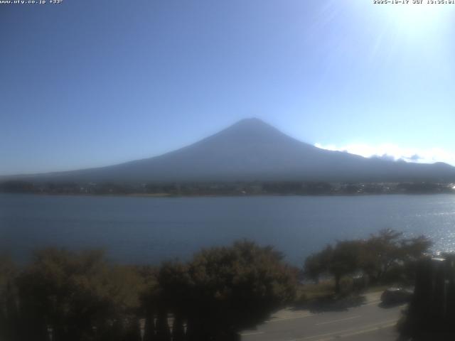 河口湖からの富士山