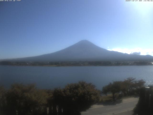河口湖からの富士山