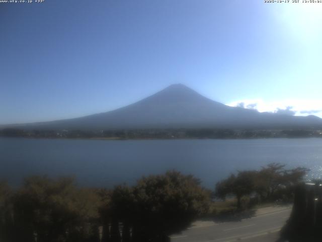 河口湖からの富士山