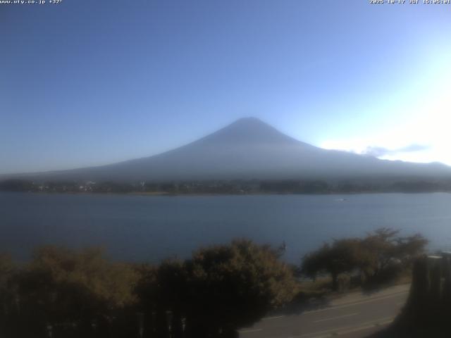 河口湖からの富士山