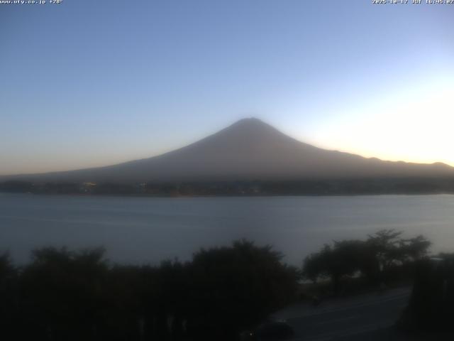 河口湖からの富士山