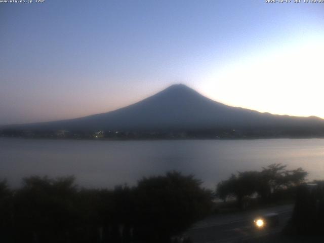 河口湖からの富士山