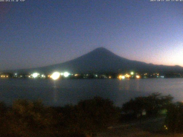 河口湖からの富士山