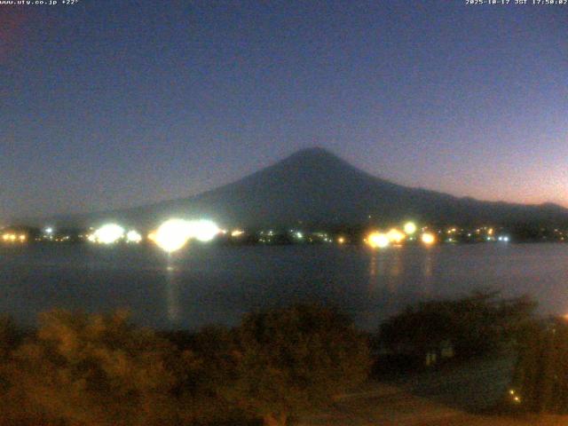 河口湖からの富士山