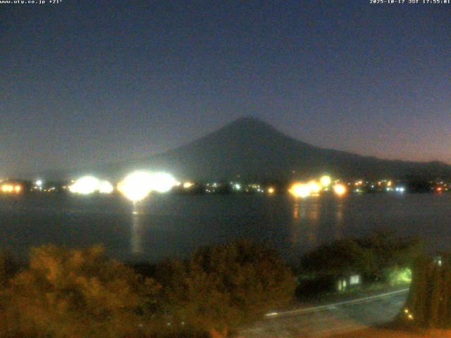 河口湖からの富士山