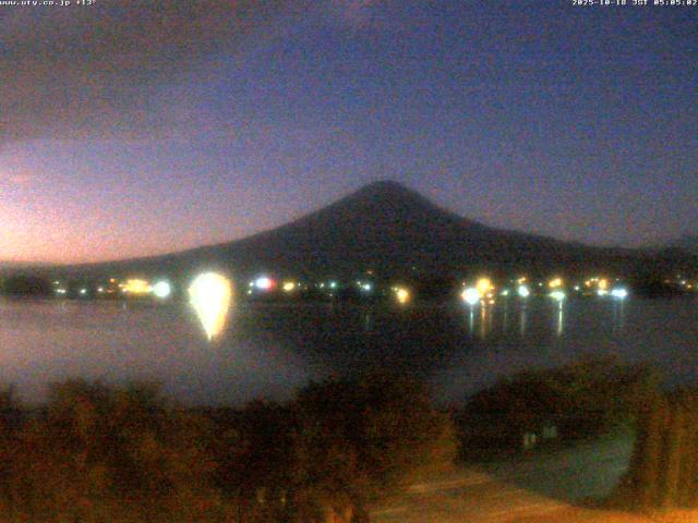河口湖からの富士山