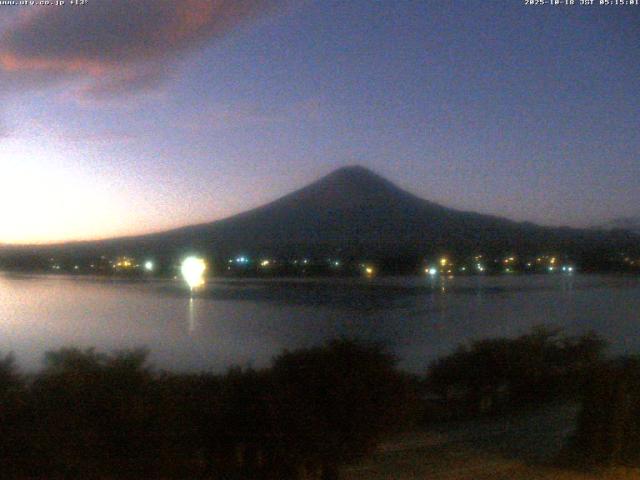 河口湖からの富士山