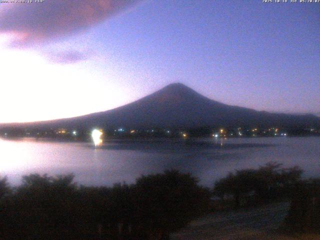 河口湖からの富士山