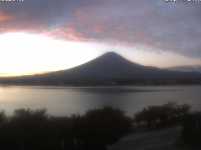 河口湖からの富士山