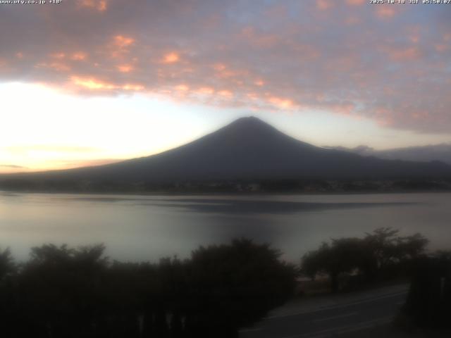 河口湖からの富士山