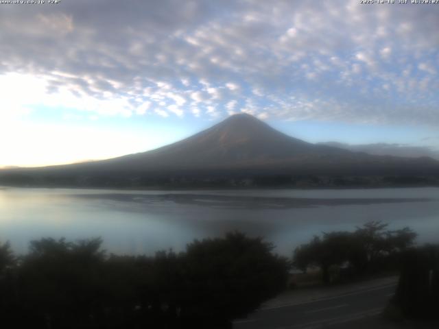 河口湖からの富士山