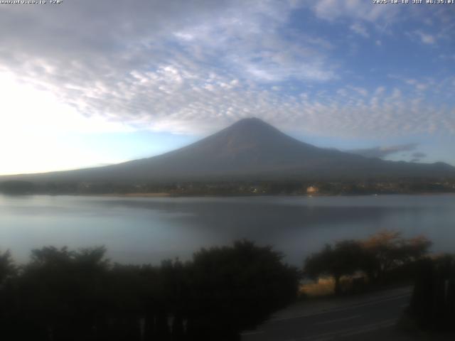 河口湖からの富士山