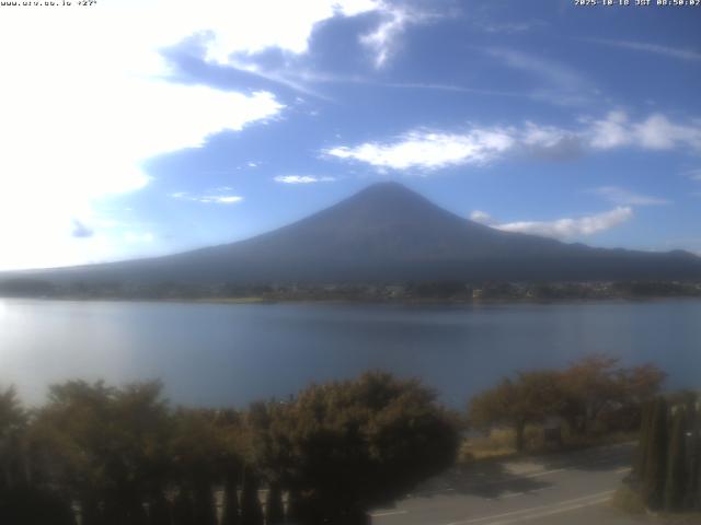 河口湖からの富士山