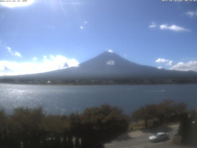 河口湖からの富士山