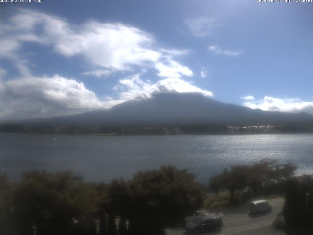 河口湖からの富士山