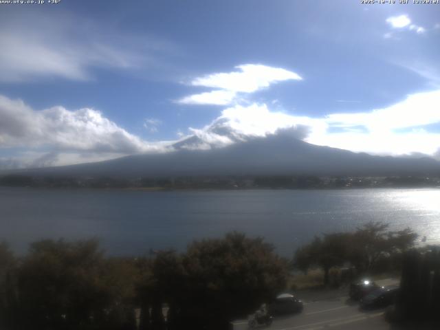 河口湖からの富士山