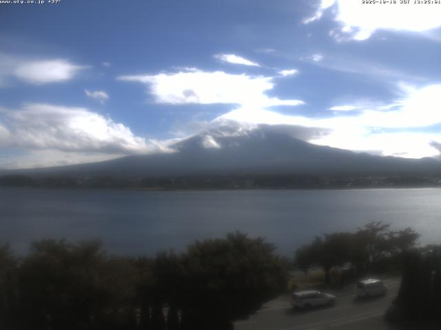 河口湖からの富士山