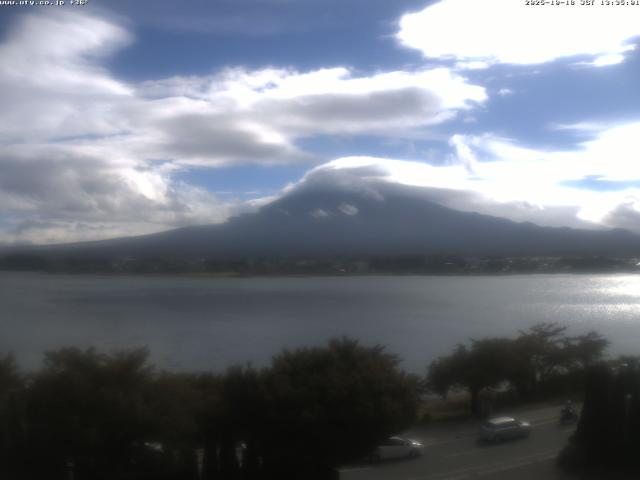河口湖からの富士山