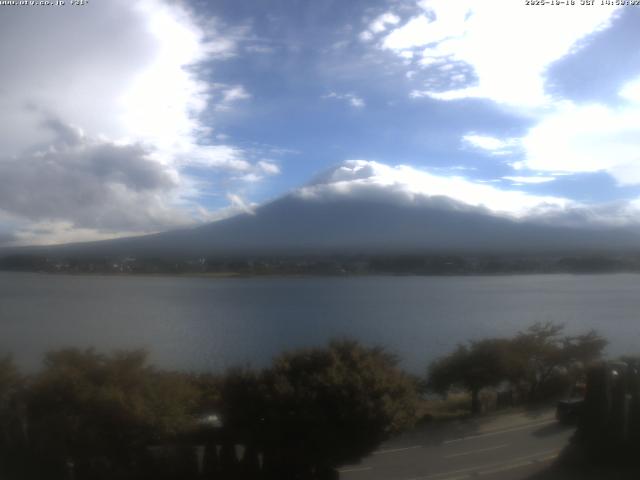 河口湖からの富士山
