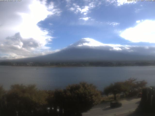 河口湖からの富士山