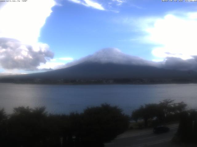 河口湖からの富士山