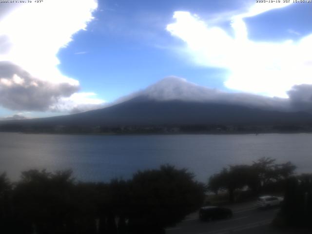 河口湖からの富士山