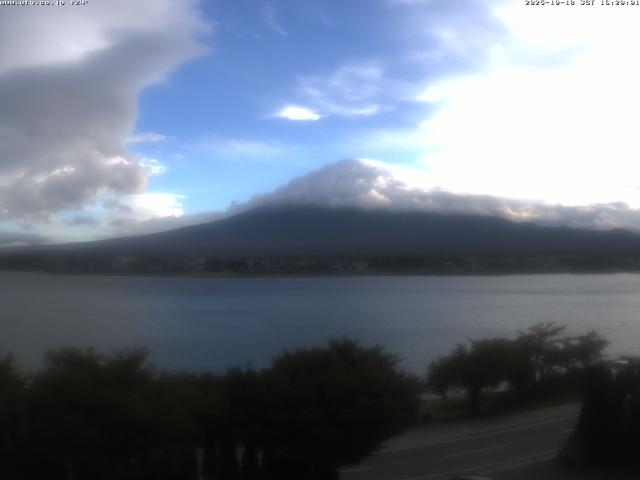 河口湖からの富士山