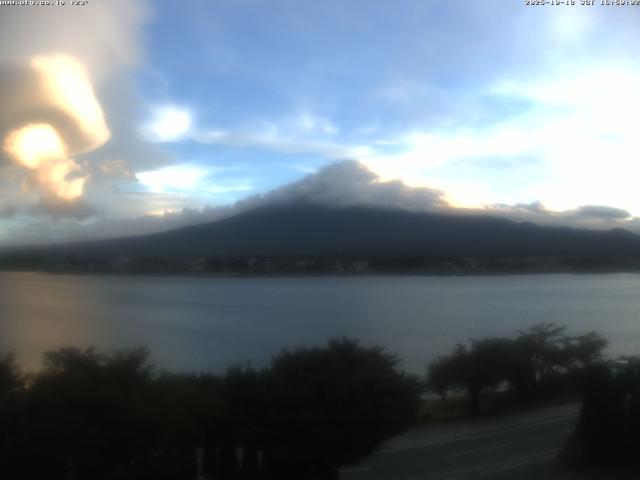 河口湖からの富士山