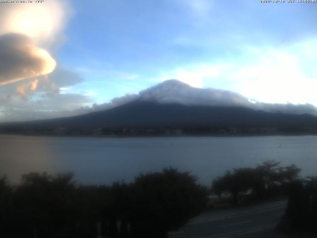 河口湖からの富士山
