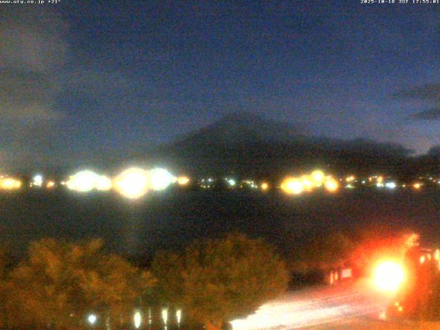 河口湖からの富士山