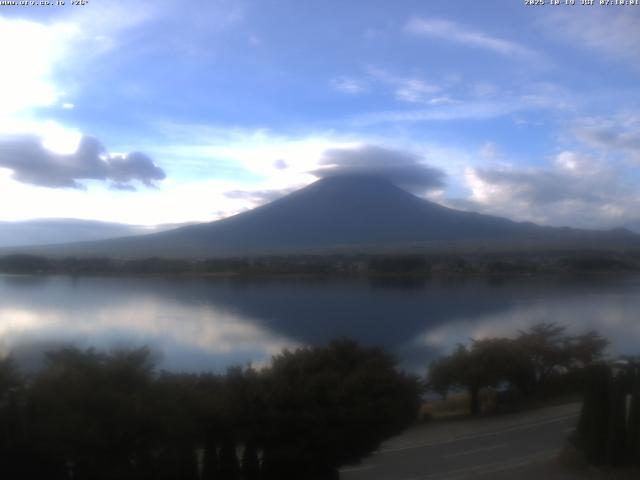 河口湖からの富士山