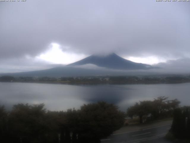 河口湖からの富士山