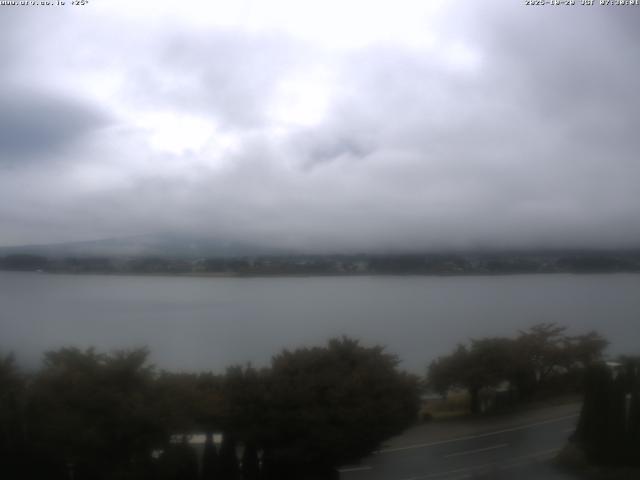 河口湖からの富士山