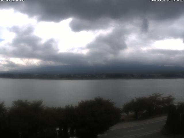 河口湖からの富士山