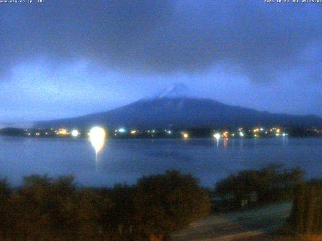 河口湖からの富士山
