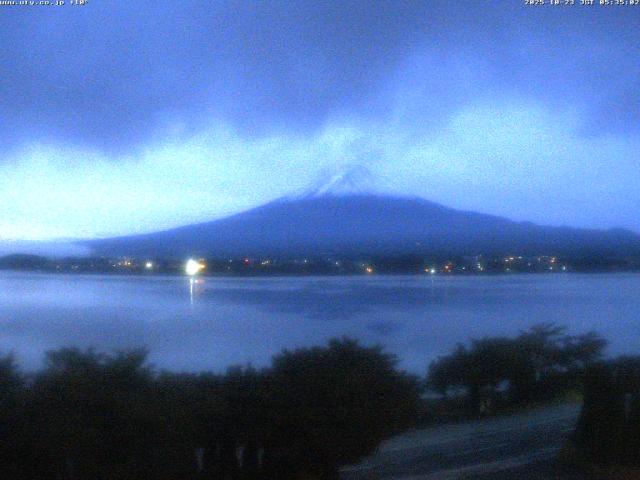 河口湖からの富士山