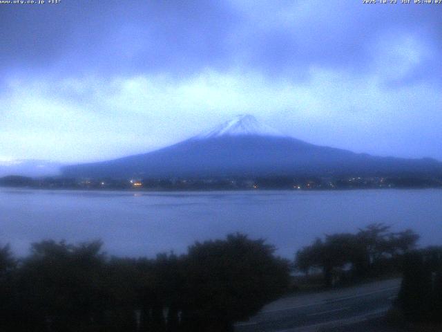 河口湖からの富士山