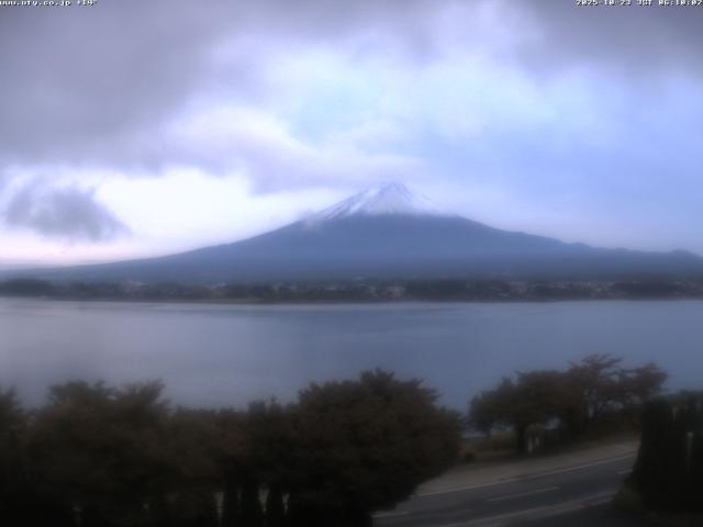 河口湖からの富士山
