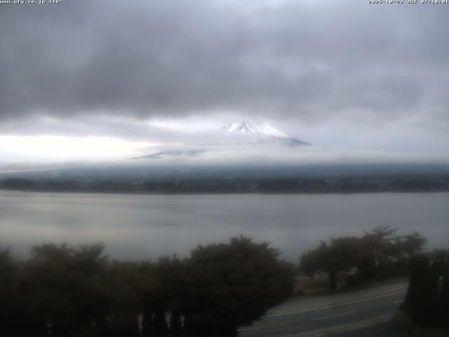 河口湖からの富士山